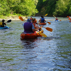 descente en canoe sur l'ariège