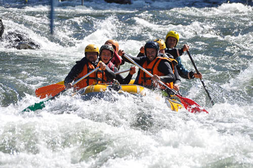 Rafting sur l'Ariège