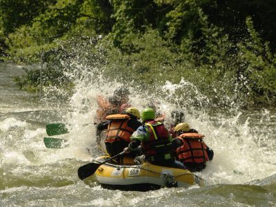 Rafting Ariege eclaboussure