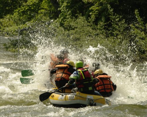 Rafting Ariege eclaboussure