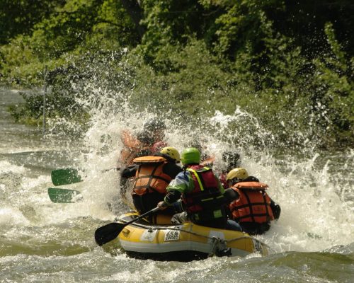 Rafting Ariege eclaboussure
