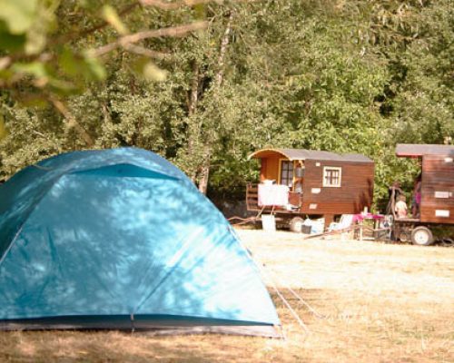 canoë en tente