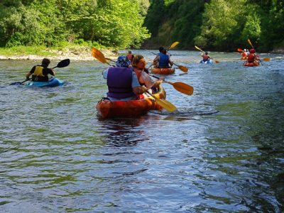 descente en canoe sur l'ariège