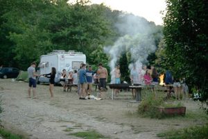 barbecue au camping barbecue