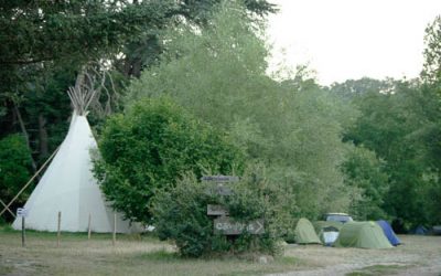 camping ou nuit sous tipi