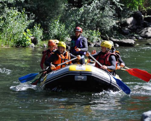 rafting la nature sur l'eau