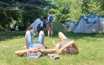 sieste au camping canoë sérénité